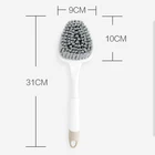 BOOMJOY bathroom cleaning PET bristle shower glass cleaning Big and quick Clean brush