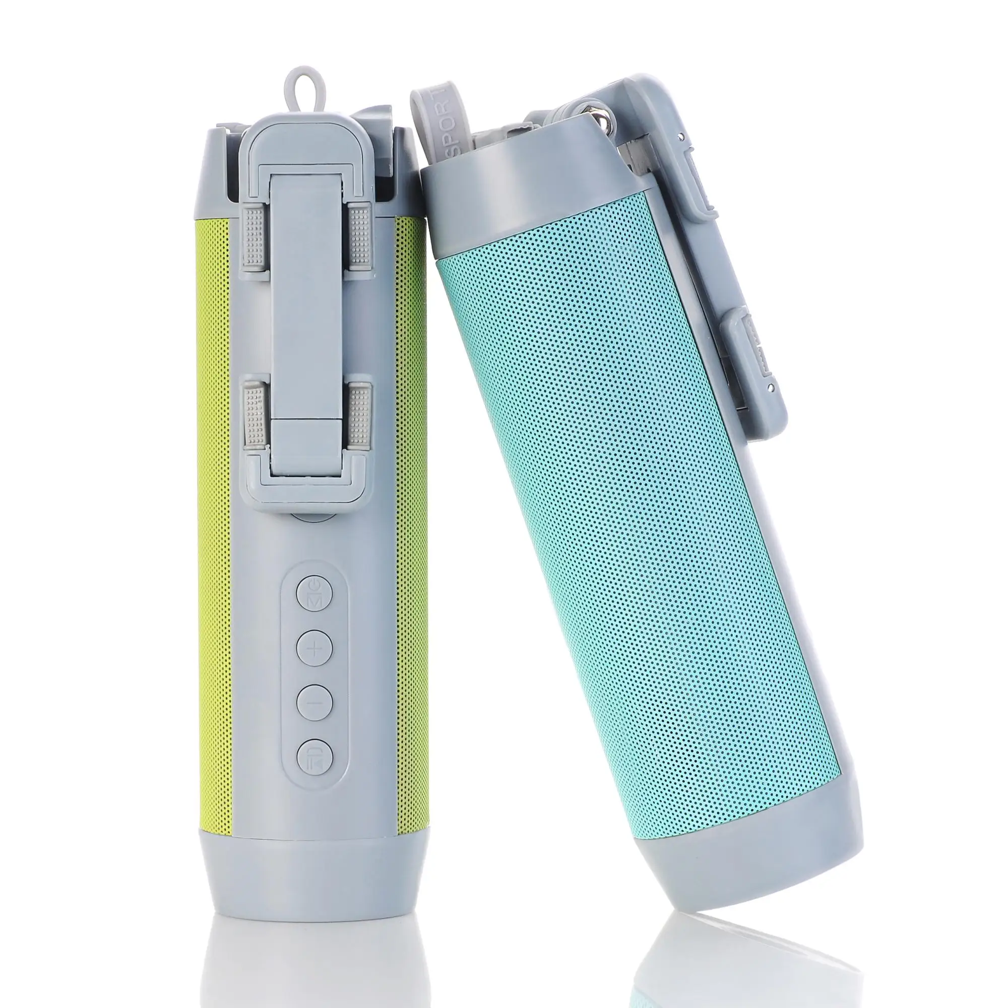 5 in 1 Portable BT Speaker with Microphone / 1200MA Power Bank / Selfie Stick / Phone Holder and torch - ANKUX.COM