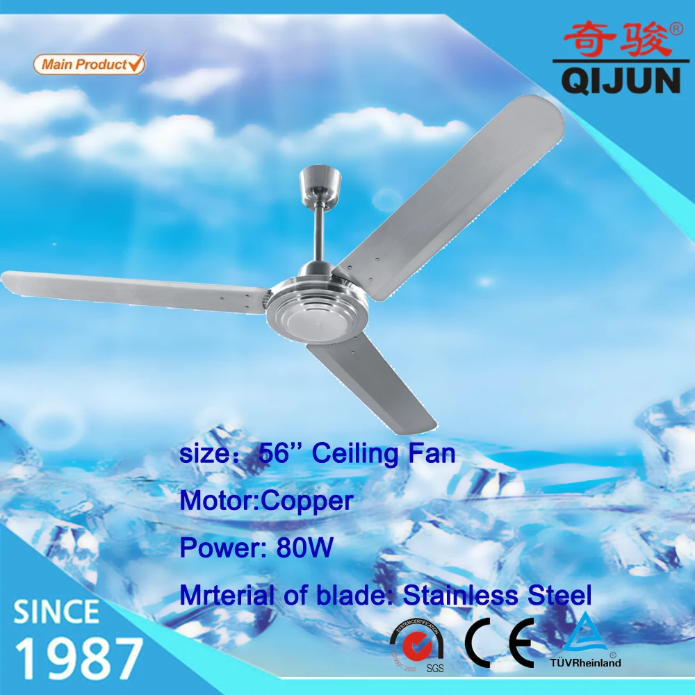 China Brand Of Ceiling Fan With Chrome Motor Of Denso Fan Motor