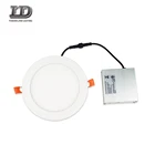 ETL cETL 6" Super Bright Flat LED Panel Light Lamp Round Ultra-thin LED Recessed Downlight with LED Driver Include