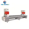 Double-head seamless welding machine for welding colored profiles