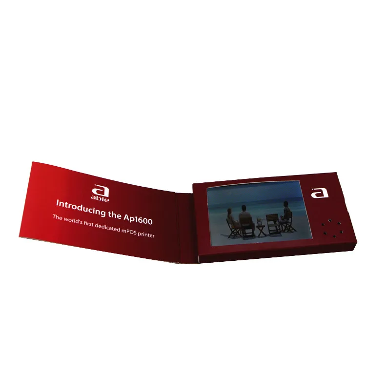 chinese factory homemade lcd video business cards for