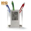 KH-CL054 OEM Day of Week Movements GSM Weather Clock with Pen Holder