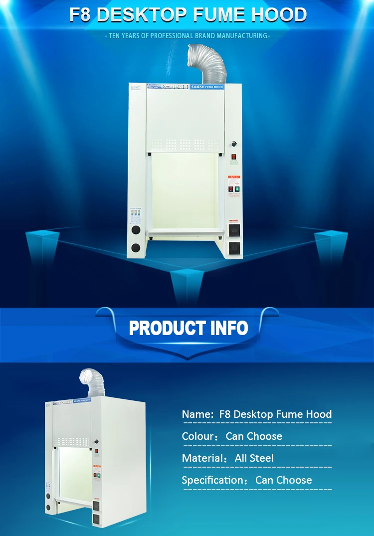 Desktop Steel Laboratory Cupboard Portable Clean Room Laminar Air Flow Clean Bench