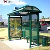 Scrolling urban smart benches solar bench bus shelter