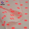 hot sale new design 100 BCI orgainic cotton clipped cluster dobby neon twill fabric