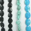 Loose gems blue turquoise oval beads faceted strand turquoise stone