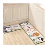 non slip custom printing ground mat washable kitchen carpet runner