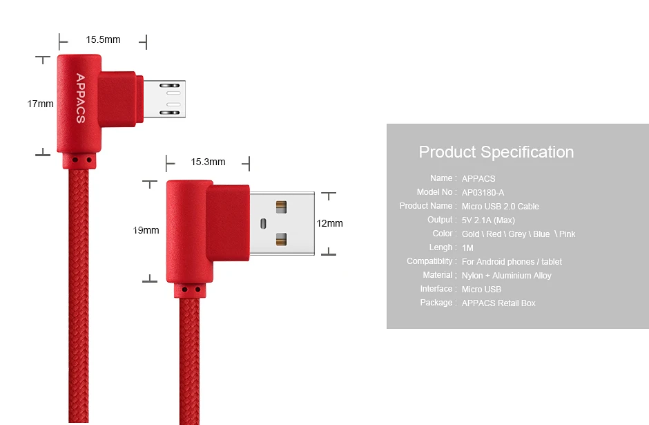 A High Quality Bulk Nylon Braid 2m Serial Custom for Android Samsung Wholesale Fast Data Charge Right Angle Micro Usb Cable - ANKUX.COM