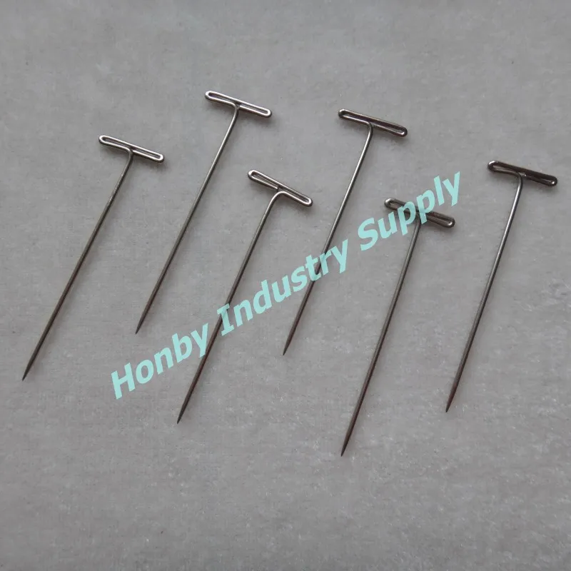 Nickel Steel Drapery 2inch T Straight Pins