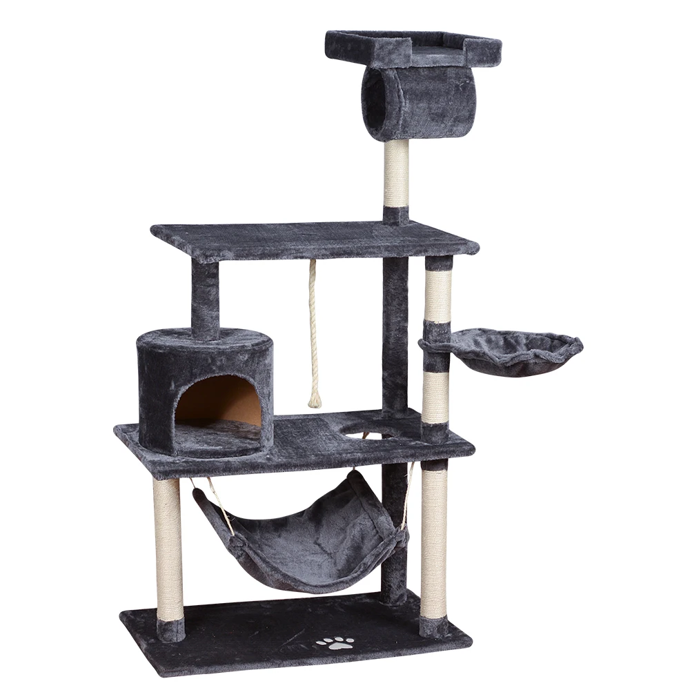 Hot Selling Good Quality Luxury Wholesale Cat Tree Scratching Post, Dark grey with beige or on your requirement
Hot Selling Good Quality Luxury Wholesale Cat Tree Scratching Post, Dark grey with beige or on your requirement