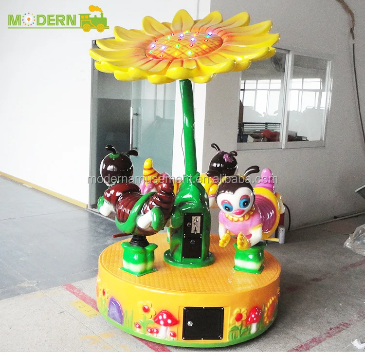 Outdoor China top quality playground merry go round attraction happy swing carousel