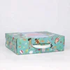 HJCB010 Color Printed Gift Paper Cardboard Suitcase Box With Handle