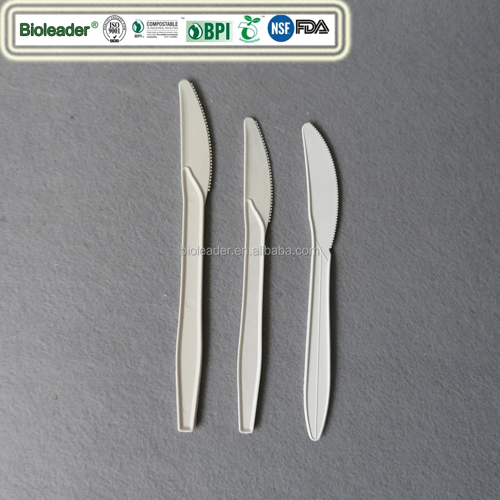 Eco-friendly Biodegradable Disposable Cornstarch Knife