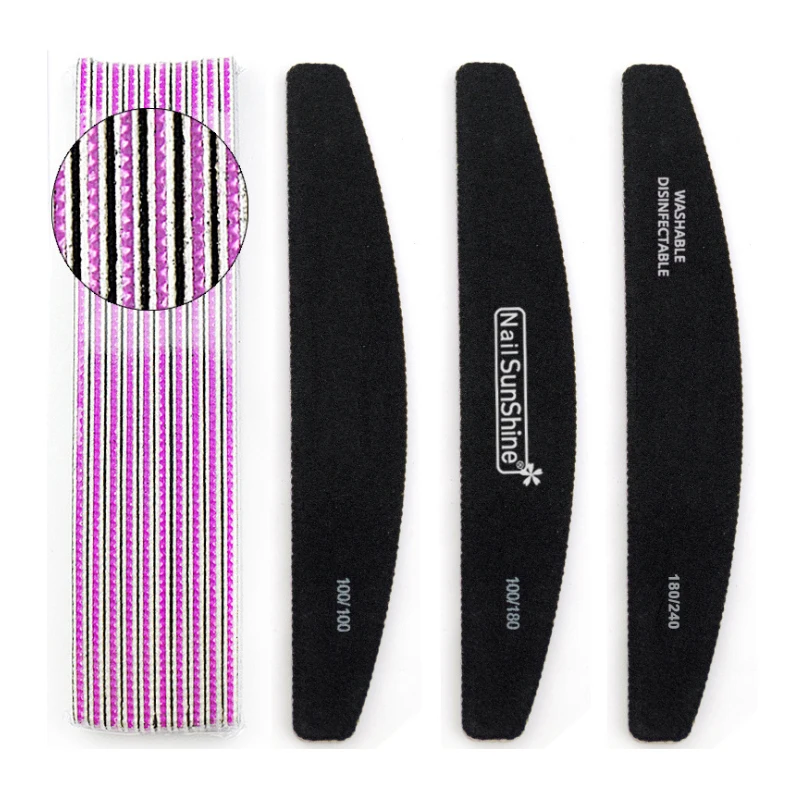 Profession high grade black halfmoon nail file
Profession high grade black halfmoon nail file