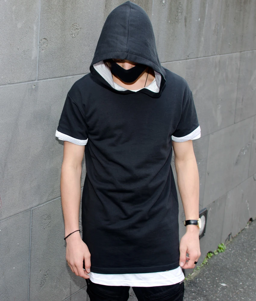 long hem shirt mens