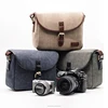 korean style online store hot fashionable canvas leather messenger dslr camera bag