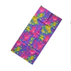 100% white polyester kids square tube cooling bandana scarf cap