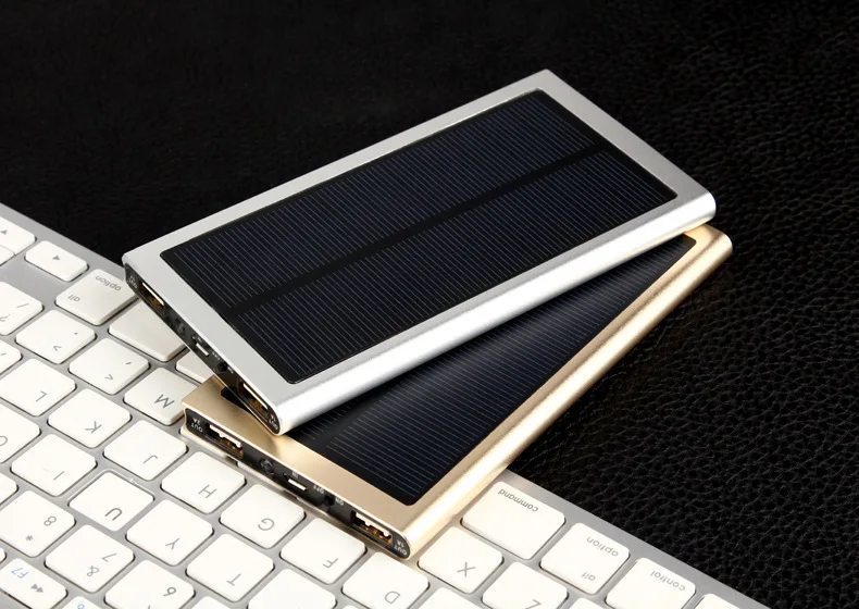 Portable mobile phone accessories 10000mah solar mobile phone charger power bank slim - ANKUX.COM
