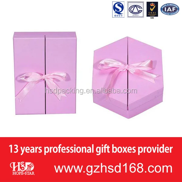 jewellery gift box with lids and clear pvc window paper box