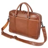 online shop china fashion brown leather lawyer portfolio briefcase