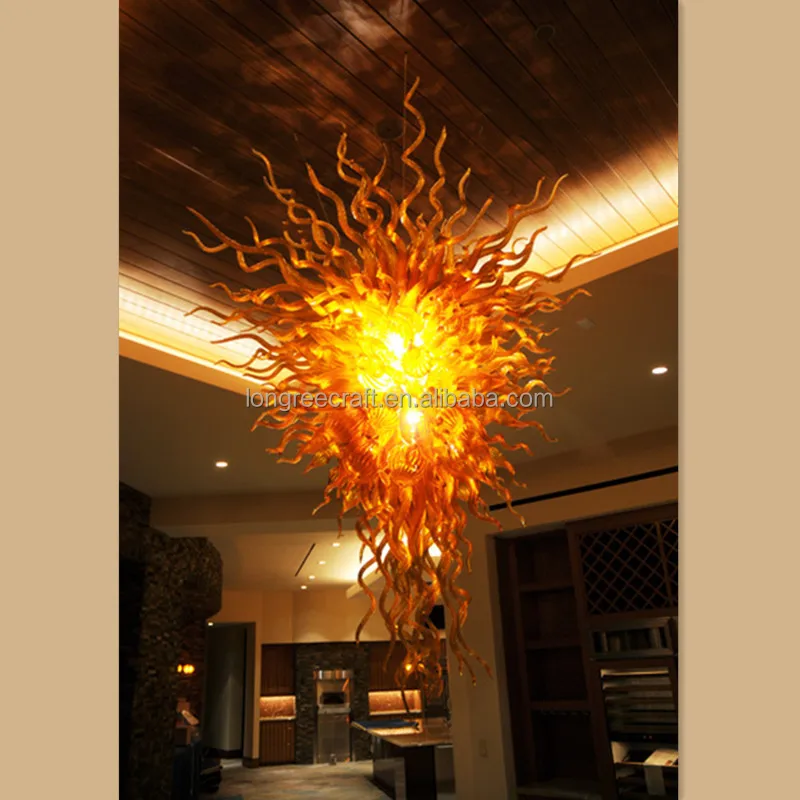 beige color fire shape glass chandelier lighting handmade LED chandelier hanging light, Clear
beige color fire shape glass chandelier lighting handmade LED chandelier hanging light, Clear