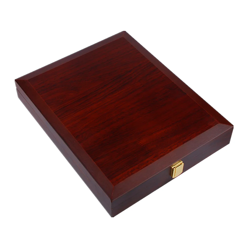 New design luxury lacquered wooden souvenir trophy display box