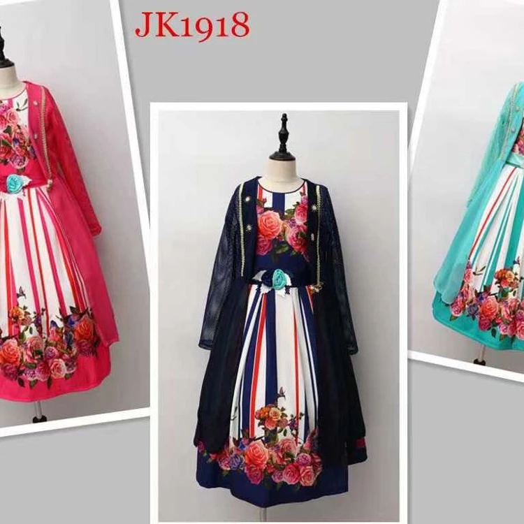 Long Sleeve Flower Printed Girls Dress New Design Two Piece Middle Eastern Clothing Muslim Overblouse
Long Sleeve Flower Printed Girls Dress New Design Two Piece Middle Eastern Clothing Muslim Overblouse