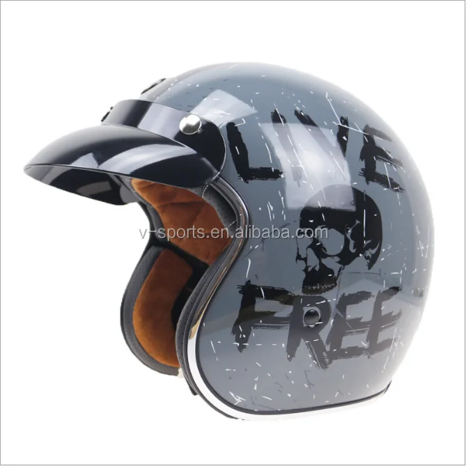 Factory Direct High quality ECE 22.06  approved Retro Open face motorcycle helmet