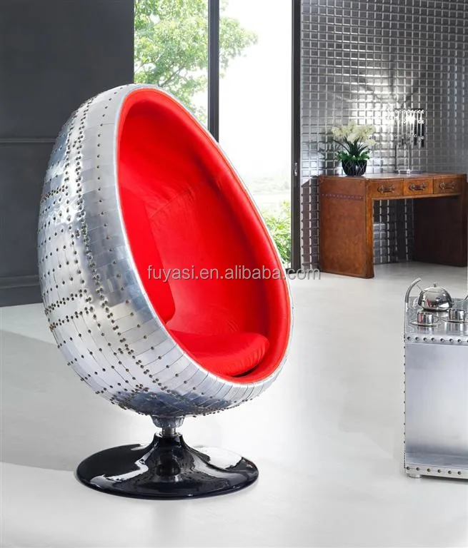 Pod stuhl flieger aluminium designer stuhl egg chair yh-178