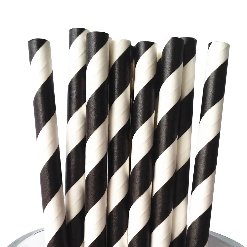 SR RTS 6MM 8MM 10MM 12MM Black And White Stripe Paper Straw, Colossal Giant Boba bubble Paper Straw Canudo De Papel
SR RTS 6MM 8MM 10MM 12MM Black And White Stripe Paper Straw, Colossal Giant Boba bubble Paper Straw Canudo De Papel