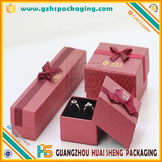 craft & gift box for jewelry/custom paper jewelry box,small card