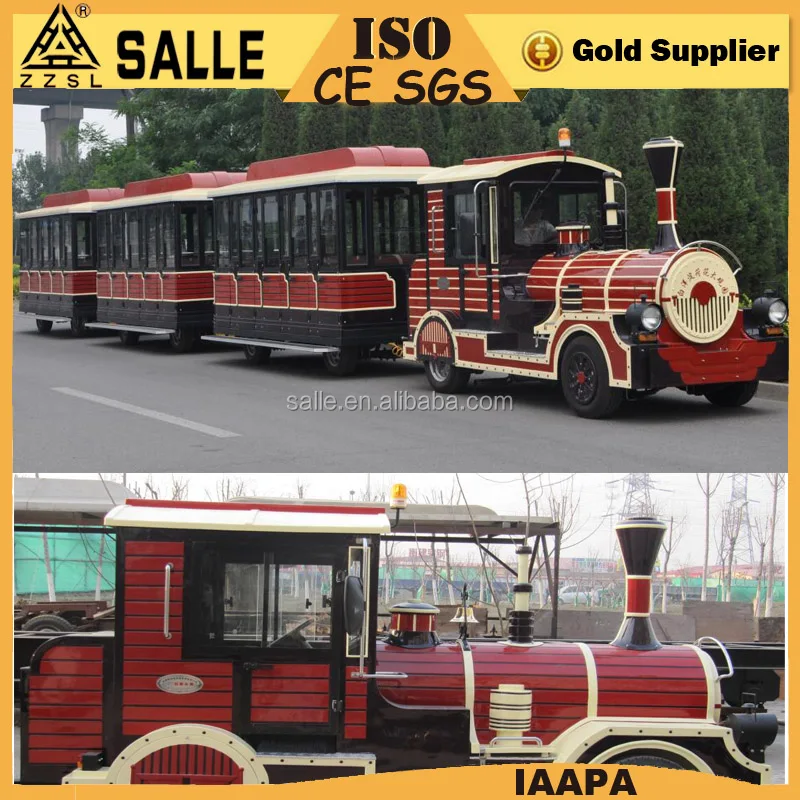 Best quality diesel train road used trackless tourist trains for sale