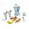 wholesale role play kitchen toy set wooden toy blender for kids W10B204