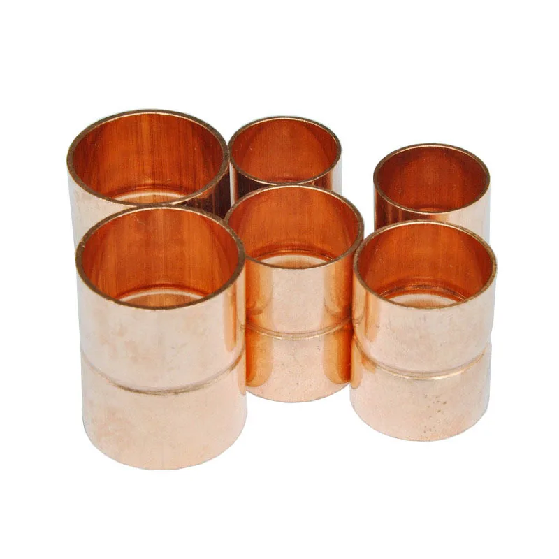 12/12.7*0.8mm HVAC Equal Cooper Pipe Fitting Straight Coupling Plumbing For Air Conditioner Refrigeration,Freezer,Cooler,Parts