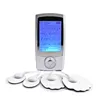Portable small Electric Massage Tens Unit 16 Modes AB Channels Self-Adhesive Reusable Electrodes Pads Body Massager