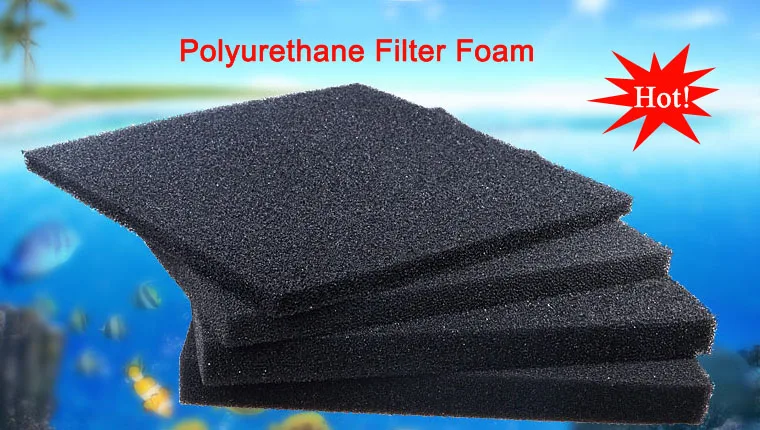 High Density Oil Water Separation Polyurethane Reticulated Foam Filter Sheet Products From