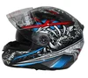 abs double visor helmet adult full face helmet ece bluetooth helmet (TKH-809)