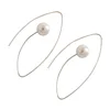 Unique Best Friend Gift 925 earrings hoop,Latest Design Pearl Earrings big hoop earrings
