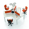 120 degree 3 person modern office workstation office partition