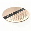 Antiqued Round Disc Tags, Bronze Tone Metal Stamping Blanks