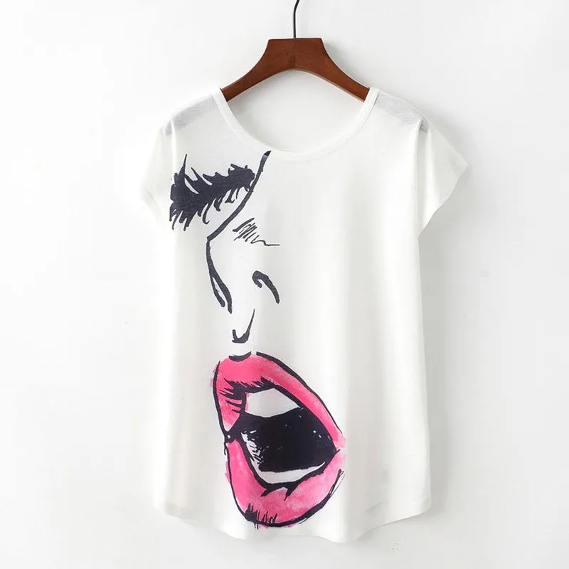 Hot sale office lady Side face lips lovely print woman shirt, More than 50 color can select
Hot sale office lady Side face lips lovely print woman shirt, More than 50 color can select
