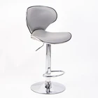 Modern Bar Furniture PU Leather butterfly Bar Stool Chair Metal Base