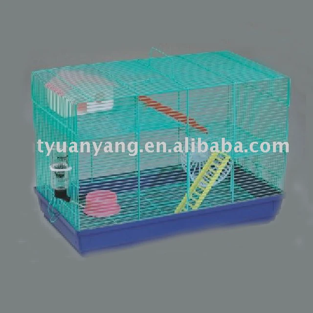 two flat wire rat cage house hamster cage for sale pet cage products