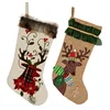 SJ353 new innovative crafts family festival party decoration beautiful deer socks christmas gift