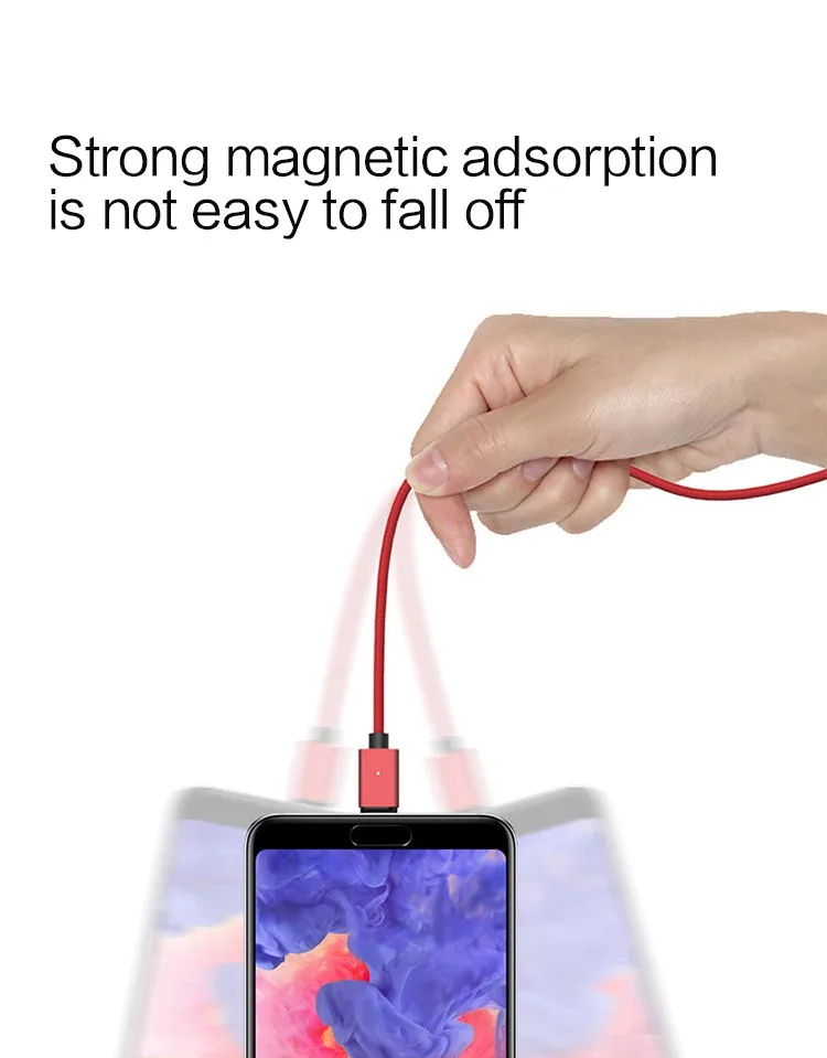2019 Wholesale High Technical PU Leather Data Line 3 in 1 Travel Usb Charger with Cable Magnetic USB Cable - ANKUX.COM