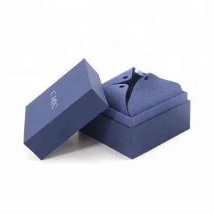 decorated paper christmas clear pillow gift jewellery hat box