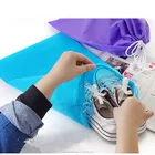 Cheapest non woven dust bag for shoes, drawstring shoe pouch