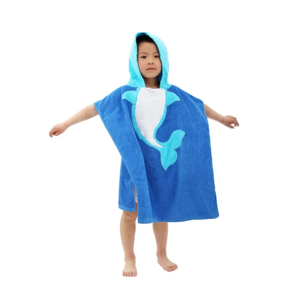 kids poncho towel
