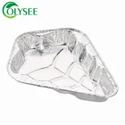 Disposable factory price christmas Tree shaped aluminum foil trays